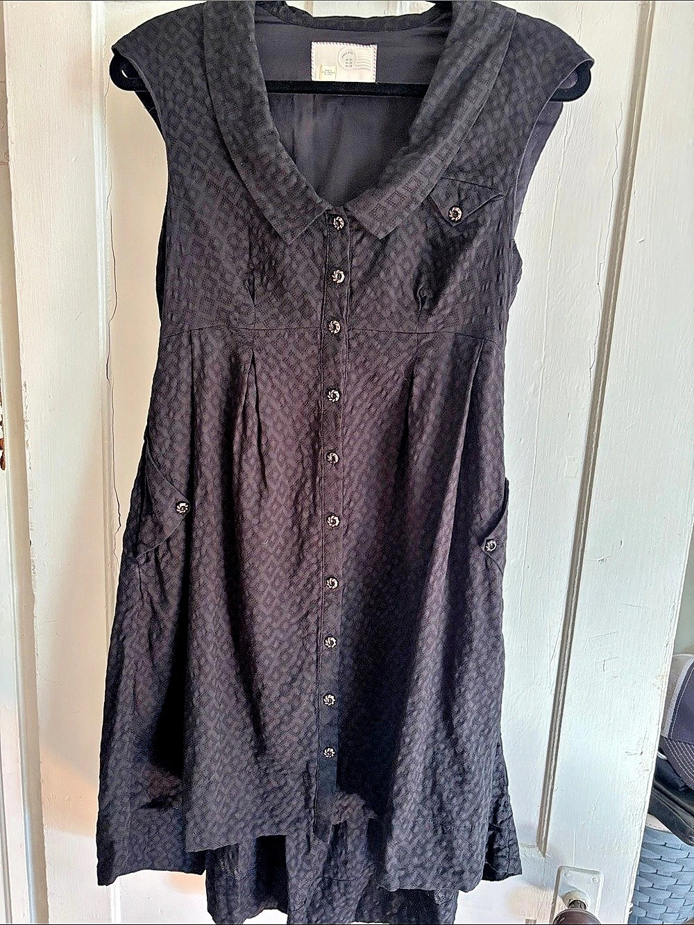 Anthropologie black dress Size 4